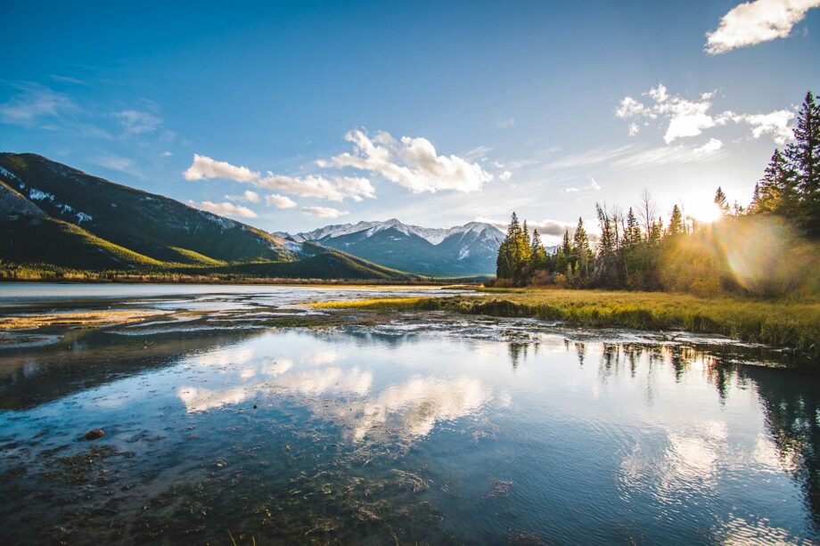 Sunset at Vermillion Lakes