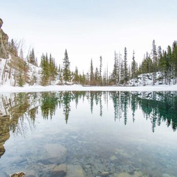 Reflection on Grassi Lake Print